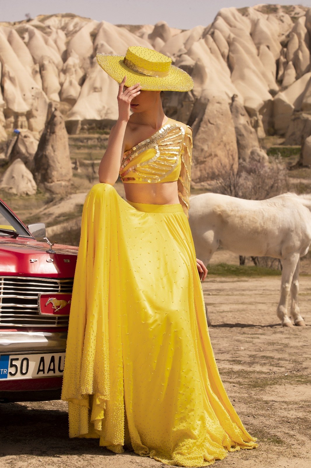 Yellow Skirt Dress - Image 2